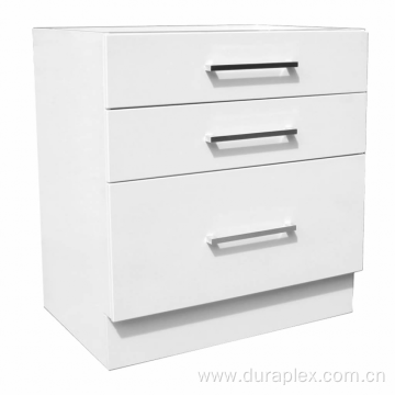 BASE THREE(3) DRAWER POT DRAW 80CM KITHCEN CABINET